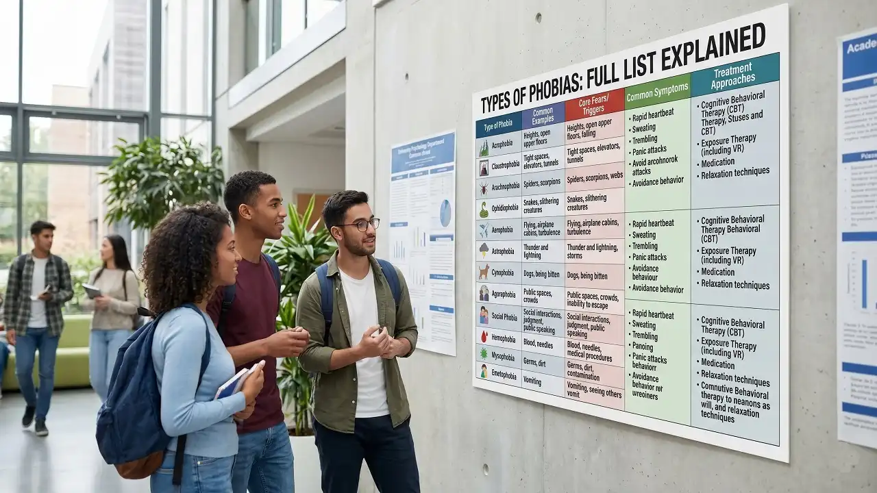 Types of Phobias Full List Explained