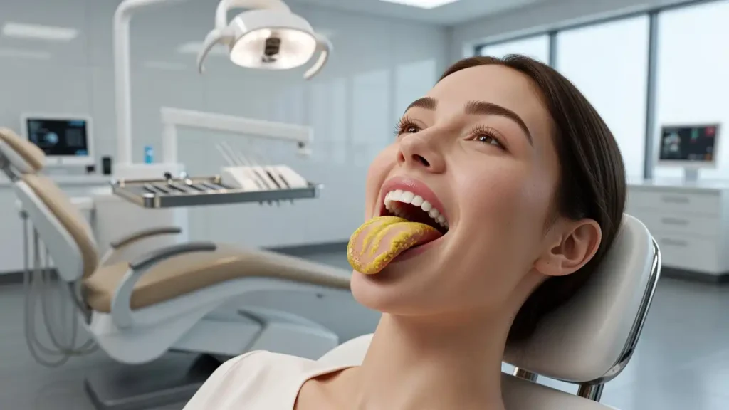 yellow tongue