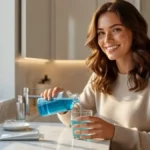 mouthwash before or after brushing