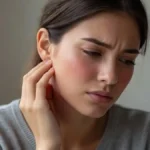 pain under ear behind jaw bone left side